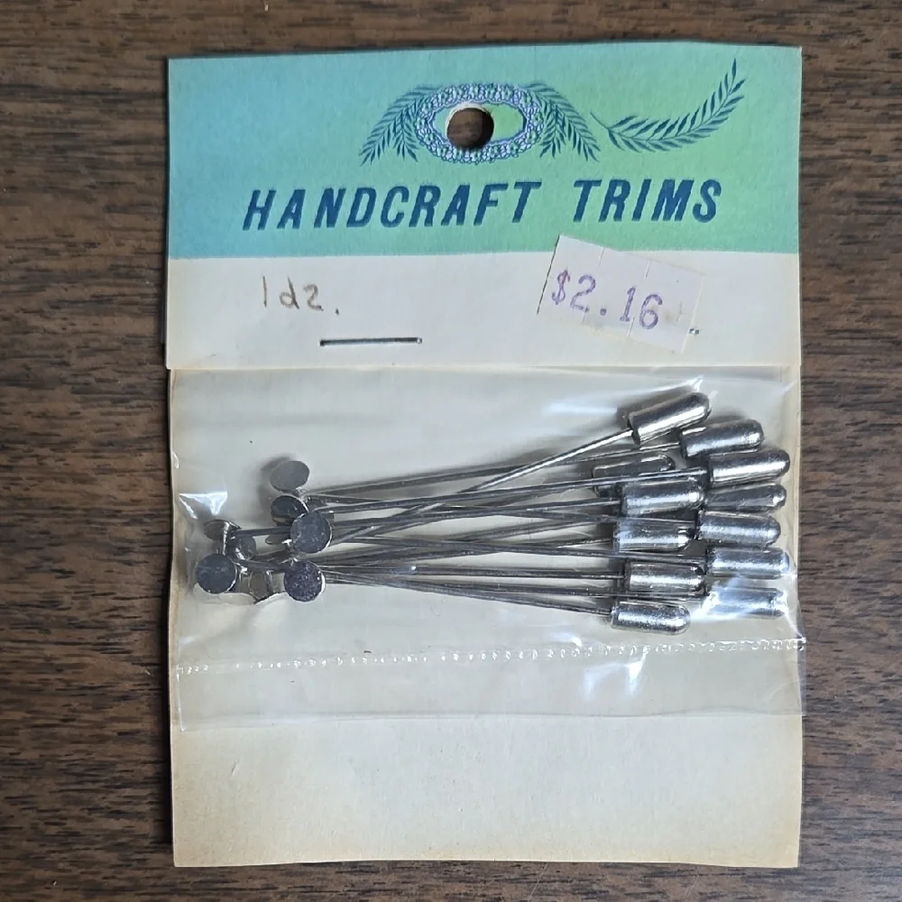 Metal Lapel Stick Pin/Brooch Bases (192 pc) - Picture 2 of 7